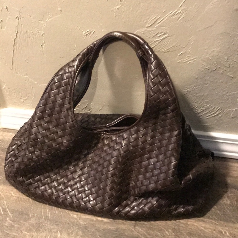 Brown hobo bag